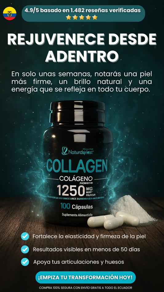 HydraLife Collagen™ — Nutre, repara y rejuvenece naturalmente.