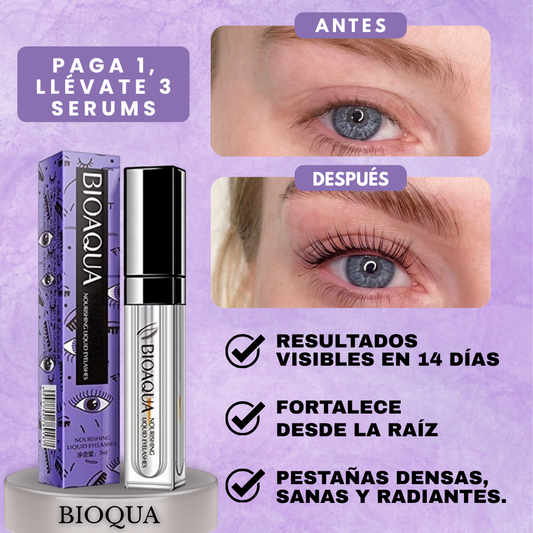 Bioaqua©: El Despertar del Crecimiento de Pestañas y Cejas