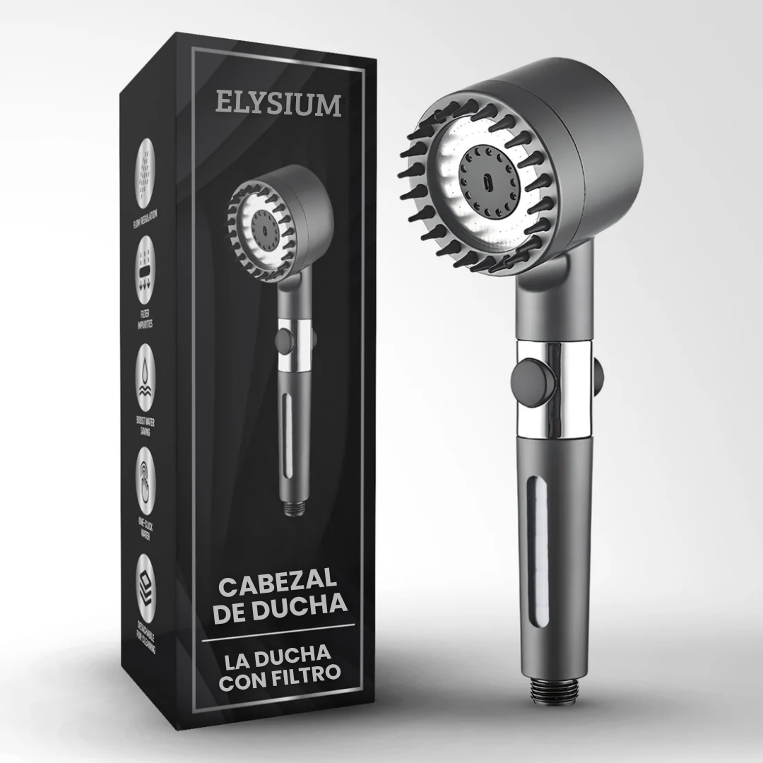 Elysium™  Cabeza de ducha con filtro 2x1